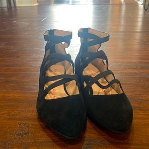 Sacra London heeled shoe black size 6.5